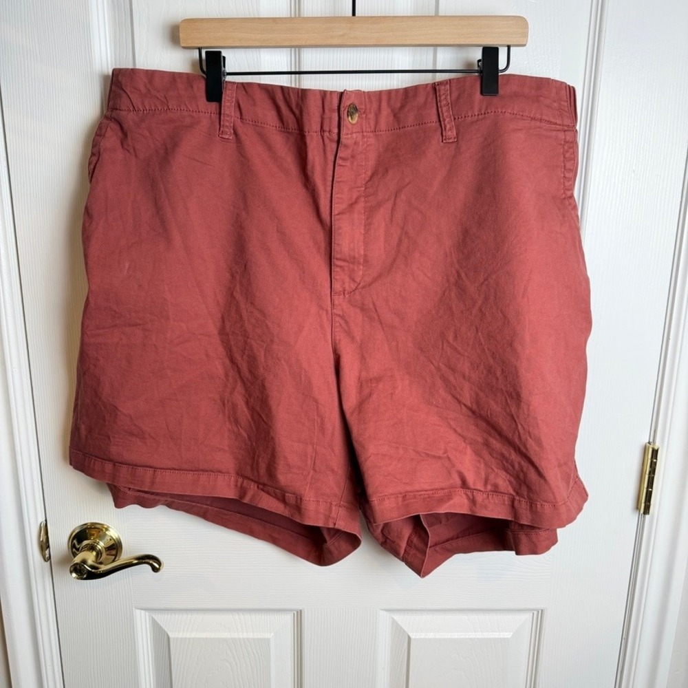 Old Navy Women Easy‎ Chino 3IN Shorts 3X Red Everyday Casual Stretch